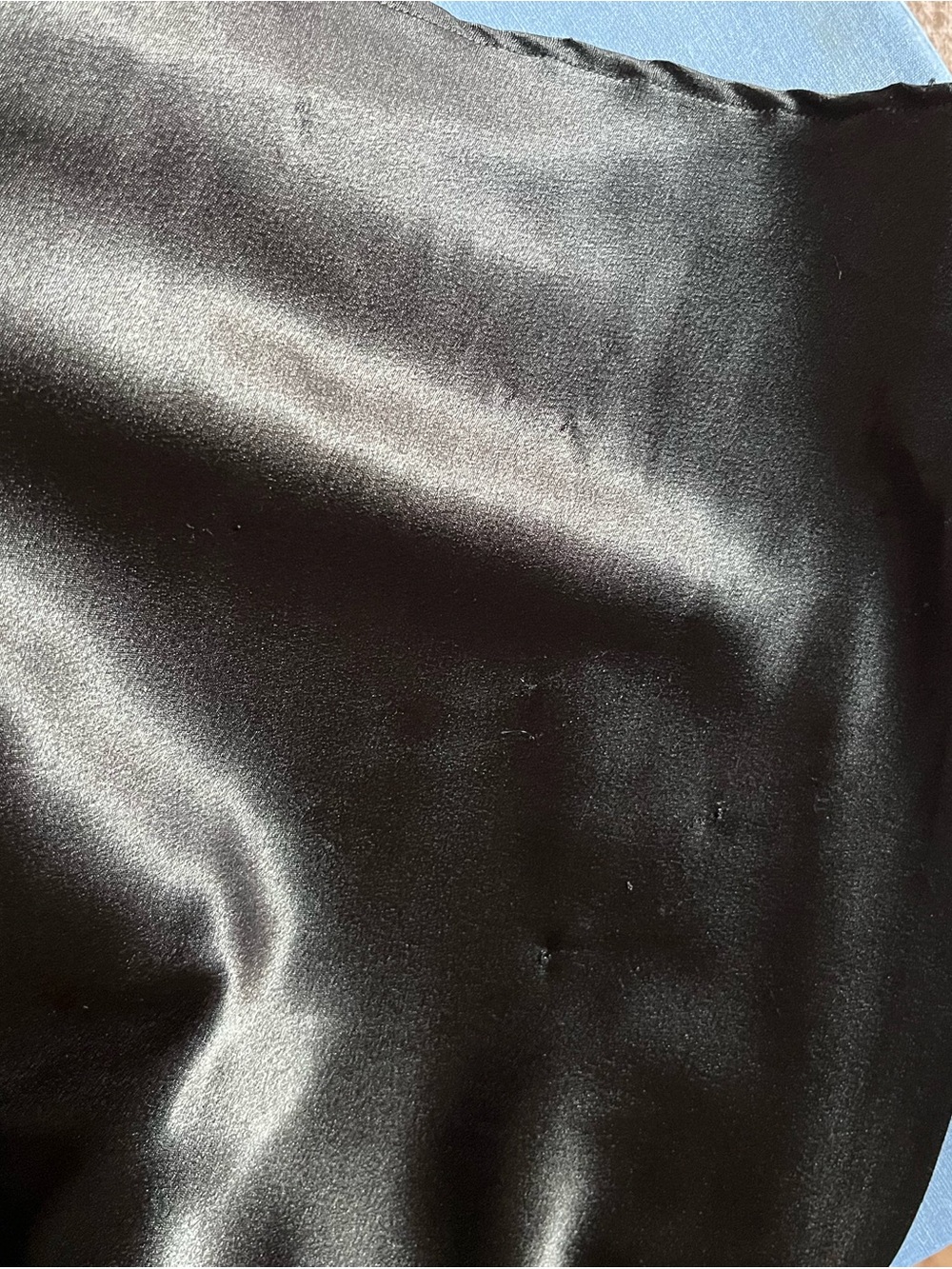 Birdy Grey Black Satin Dress with Cowl Neck - Picture 11 of 11